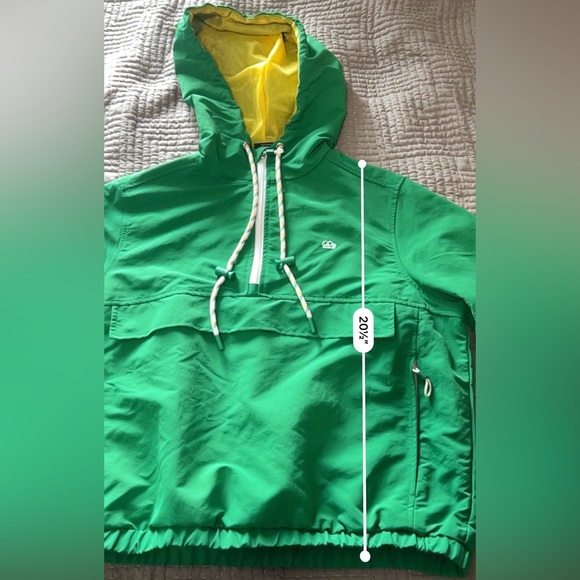 Good Good Golf Women's The Bay Windbreaker Jacket Kelly Green Size L - Picture 14 of 16